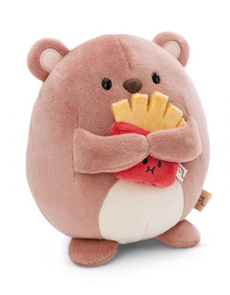 Kuscheltier B&auml;r Nomo 16cm mit Pommes in
