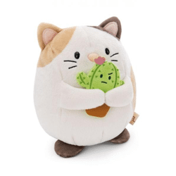 Kuscheltier Katze Angy 16cm mit Kaktus in