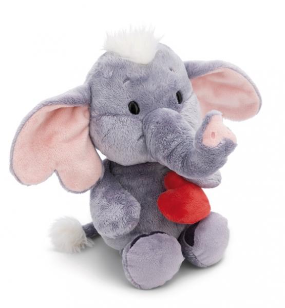 Kuscheltier Love Elefant mit Magnet Herz