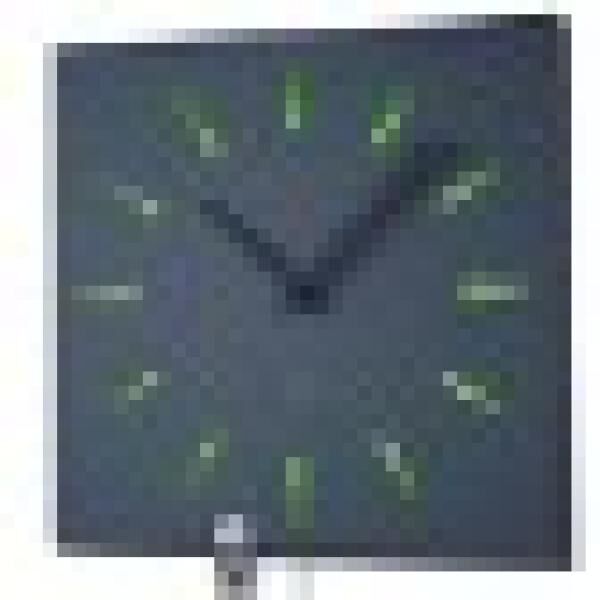 LED Holz Wanduhr