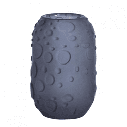 Light & Living Finley Teelichthalter Glas grau 13 cm