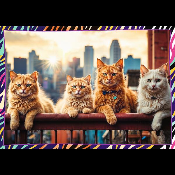 Lustige Tiere - Puzzle 4 x 250 Teile