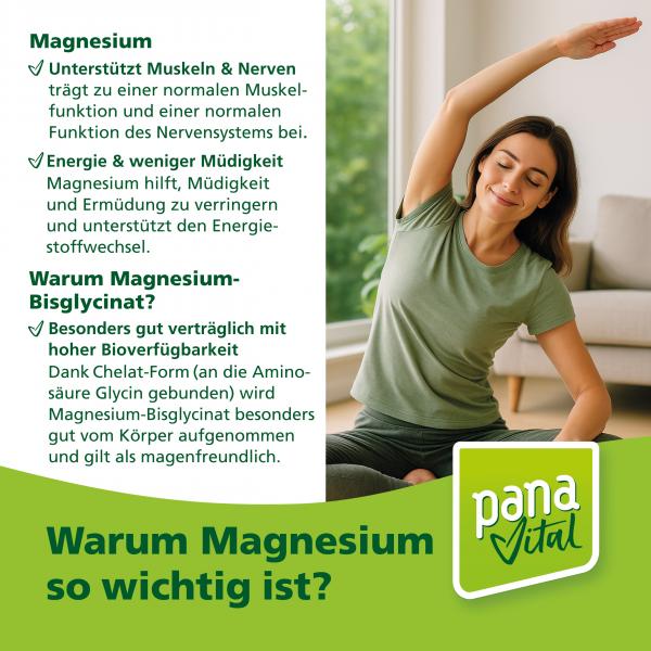PanaVital Magnesium Bisglycinat - MHD 08/2028 