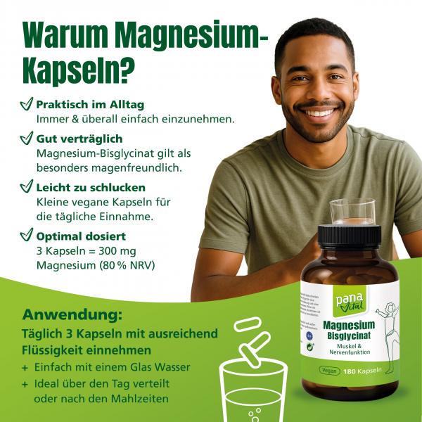 PanaVital Magnesium Bisglycinat - MHD 08/2028 