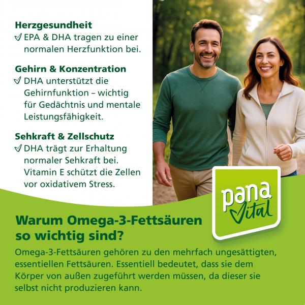  PanaVital Omega 3 Fischöl - MHD 09/2027