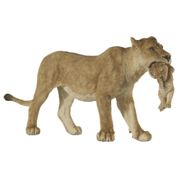 Papo-50043 - Play figure - Lioness with cub, 6.5cm