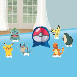 Pokémon - Tischdekorations-Set - 7-teilig