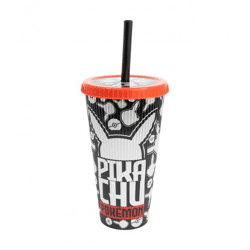 Pokemon - Trinkbecher mit Strohhalm - 790 ml