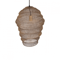 PTMD Hängeleuchte Miko S Messing 50 cm