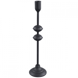 PTMD Kerzenleuchter Ciba schwarz 37 cm