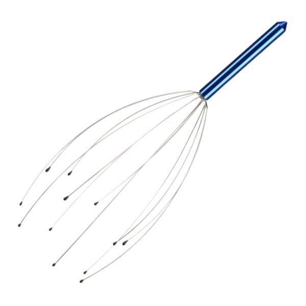 Relaxdays head massage spider blue 24,5 cm