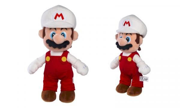 Super Mario Feuer Mario Pl&uuml;sch, 30cm