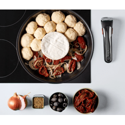 Tefal Ingenio casserole 20 cm Induction Black Performance, ideal for sauces and small dishes, even heat distribution and versatility.