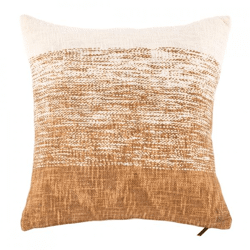 Tiseco Kissen Ombre indisch hellbraun 45 x 45 cm