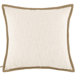 Tiseco Kissen Contrast elfenbein 45 x 45 cm