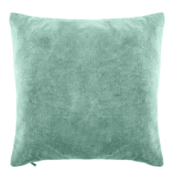 Tiseco Kissen Baumwolle Samt grün 45 x 45 cm