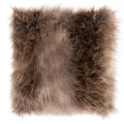 Tiseco Kissen Fox dunkelbraun 45 x 45 cm