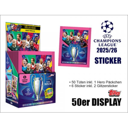 Topps UEFA Champions League 2025/2026 Sticker – DISPLAY