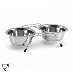 Futternapf Katze/Hund Metall 13 cm