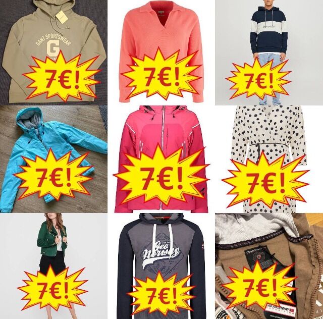 6,90 € Winter Markenbekleidung Mix A/B Nike Adidas Tommy Hilfiger Kundenretouren Damen Herren ab 25 bis 5.000 Stk.