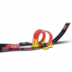 Bburago 18-31216 - Ferrari Race & Play: Dual Loop inkl. 2 Fahrzeugen und Tragebox, 1:43 - Modellauto