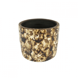 Blumentopf Jade braun/beige 10,5 cm