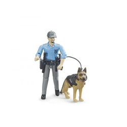 Bruder 62150 - bworld policeman with dog