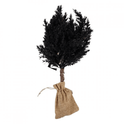 Countryfield Künstlicher Zweig Astilbe Strauß LED auf Batterie dunkelbraun 37 cm