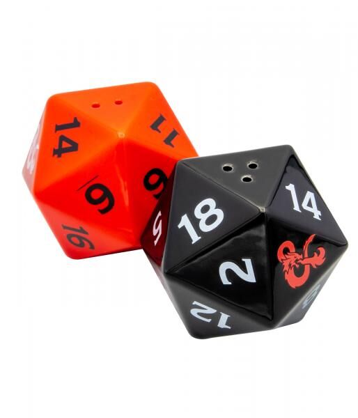 Dungeons & Dragons - D20 Dice 3D Salz- und Pfefferstreuer