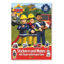 Feuerwehrmann Sam: Stickern und Malen - über 300 Sticker!