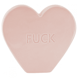 Housevitamin Skulptur Candy Heart hellrosa 19,5 cm