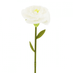 J-Line Kunstblume XL Papier weiß 100 cm