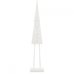 J-Line Santa Claus on base white 117 cm