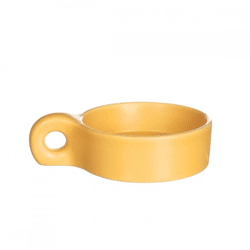 Kerzenhalter Chubby gelb 13,5 cm