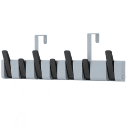 Kleiderbügel Klavierbügel grau/schwarz 45,5 cm