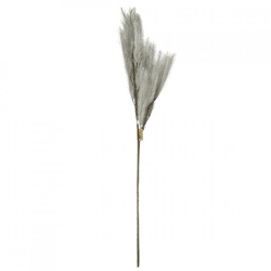 Künstliche Zweigfedern grau 108 cm
