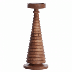 Light & Living Kerzenleuchter Almola Mangoholz braun 35 cm