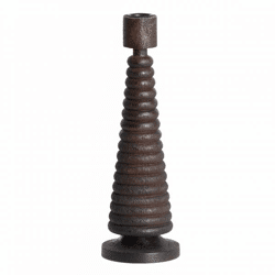 Light & Living Kerzenleuchter Almola Mangoholz dunkelbraun 28 cm