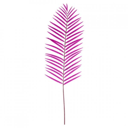 Light & Living künstliche Palme metallic lila 110 cm