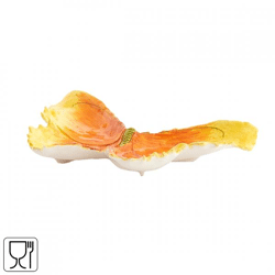 Light & Living Schale Schmetterling gelb/orange 21,5 cm