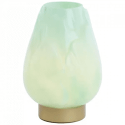 Light & Living Tischleuchte Ginny LED auf Batterie mintgrün gold 27 cm