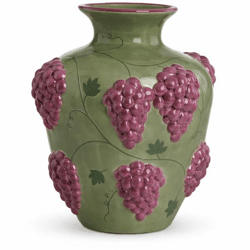 Light & Living Vase Traubengrün/Violett 30 cm