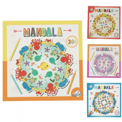 Malbuch Mandala 4 sortiert