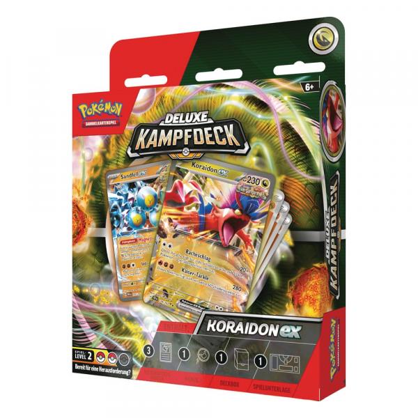 Pokemon PKM Deluxe Battle Deck Miraidon-ex / Koraidon-ex DE - EVT 23. August 2024