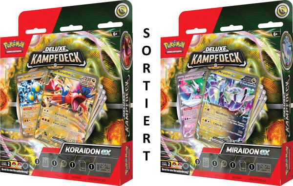 Pokemon PKM Deluxe Battle Deck Miraidon-ex / Koraidon-ex DE - EVT 23. August 2024