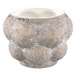 PTMD Blumentopf Fareeda M grau 18 cm