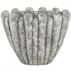 PTMD Blumentopf Minter L grau 47 cm