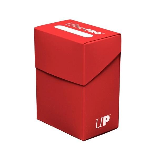 Red Solid Color Deck Box