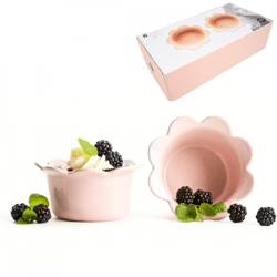 Sagaform Piccadilly Schale rosa 13 cm 2er Set