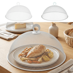 Speisehaube, Metall, 2/s, ca. 30cmD